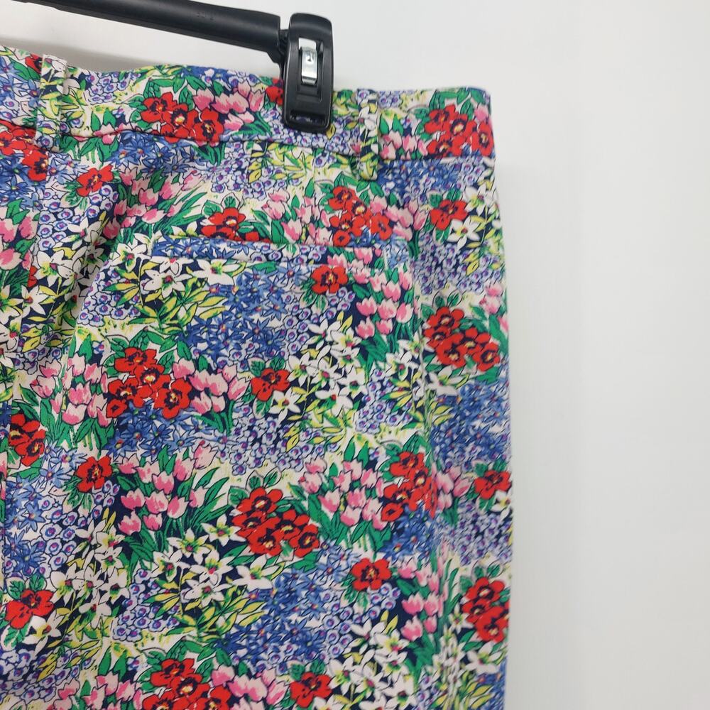 Talbots Women's Cropped Pants Perfect Skimmer Floral Size 16P - Picture 12 of 12